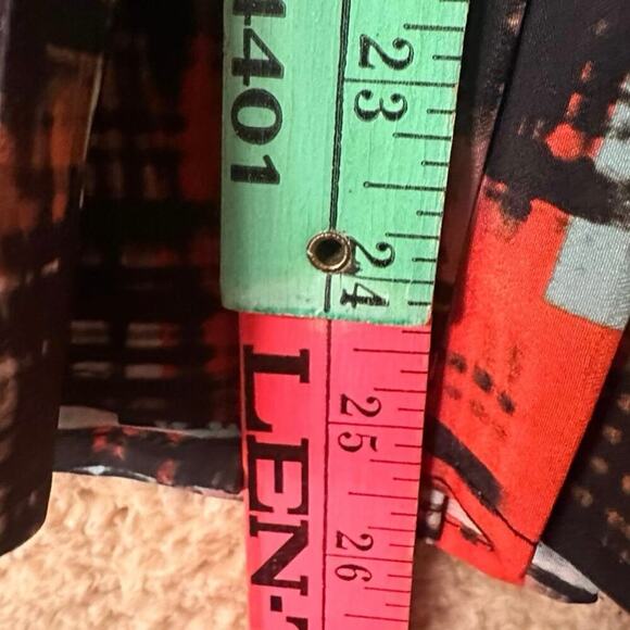 Fynn and Rose Women’s Abstract Pleated Midi Skirt Sz. 4 Anthropologie - Picture 11 of 14